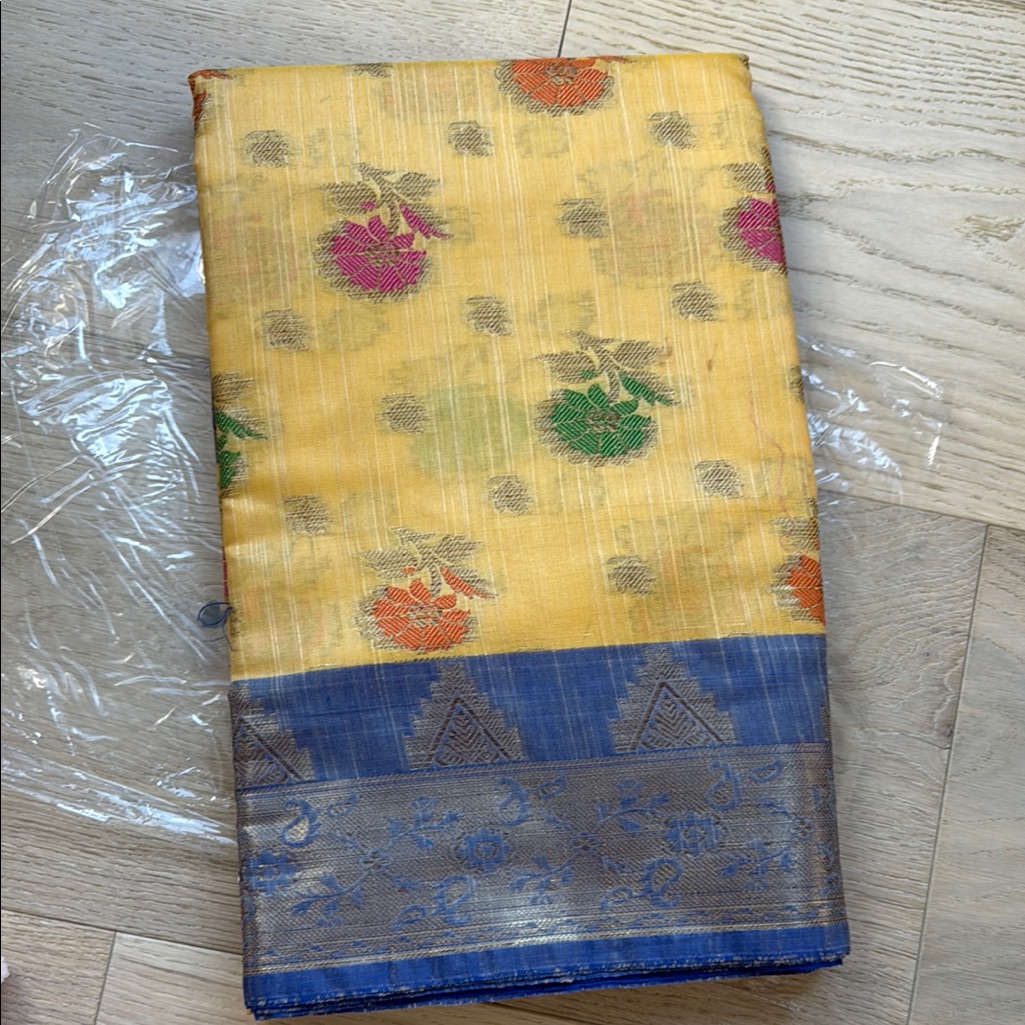 Brand New Indian Pure Silk Saree